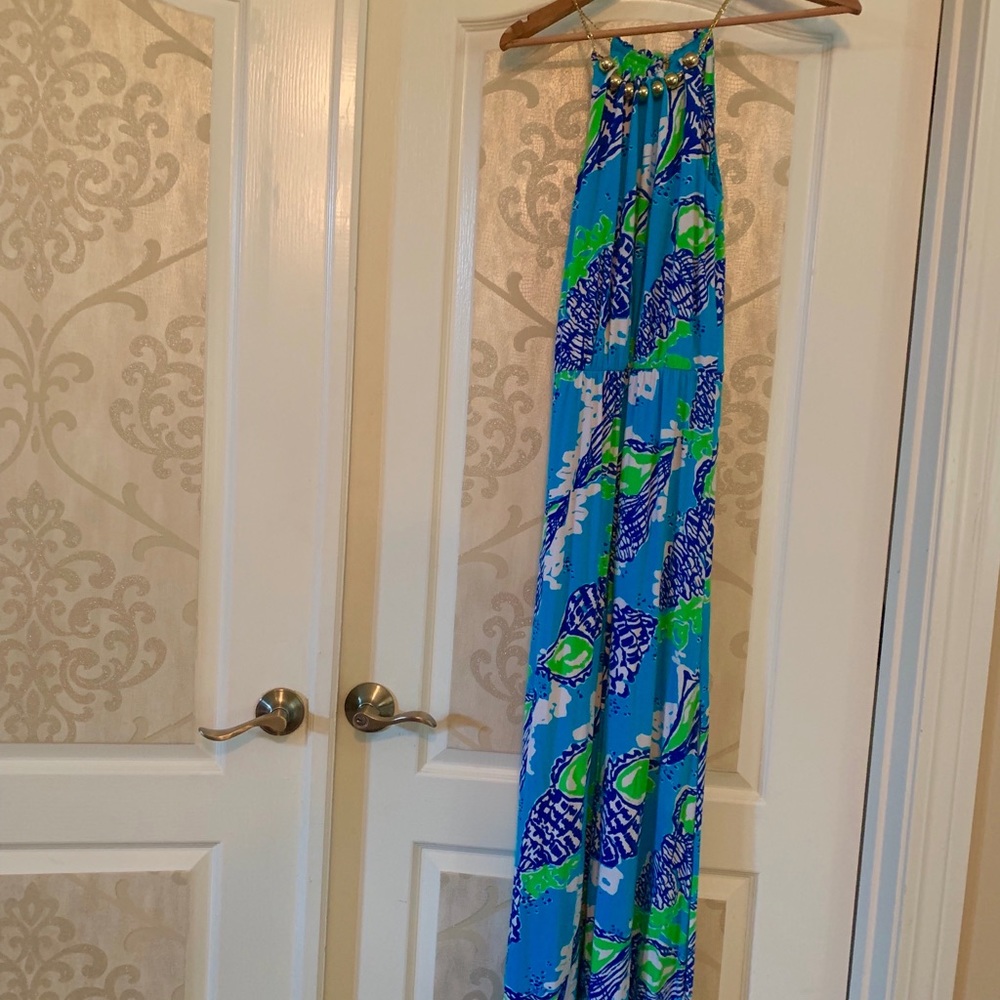 Lilly Pulitzer Gold Necklace Maxi